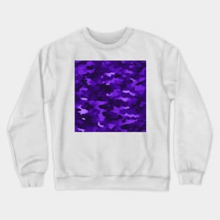 PURPLE CAMOUFLAGE DESIGN, IPHONE CASE AND MORE Crewneck Sweatshirt